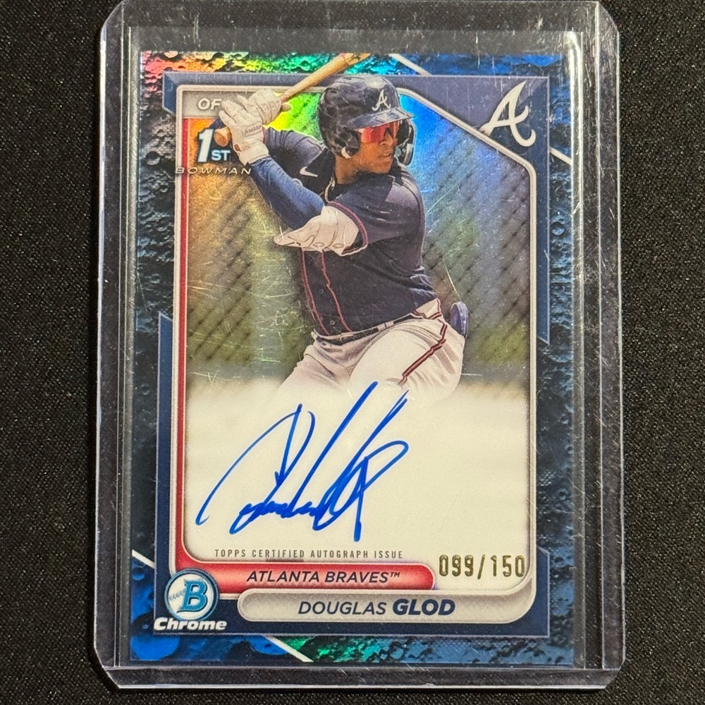 2024 Bowman - Douglas Glod Blue Lunar Refractor Auto